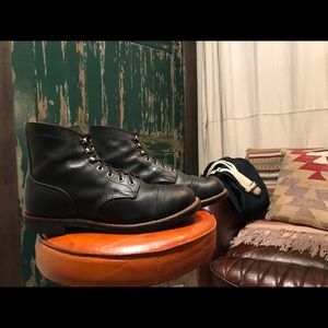 Size 8 Red Wing Iron Ranger Boots.